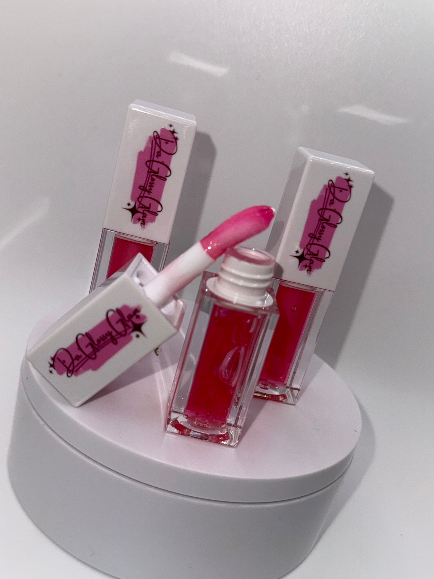 Raspberry color change lip oil