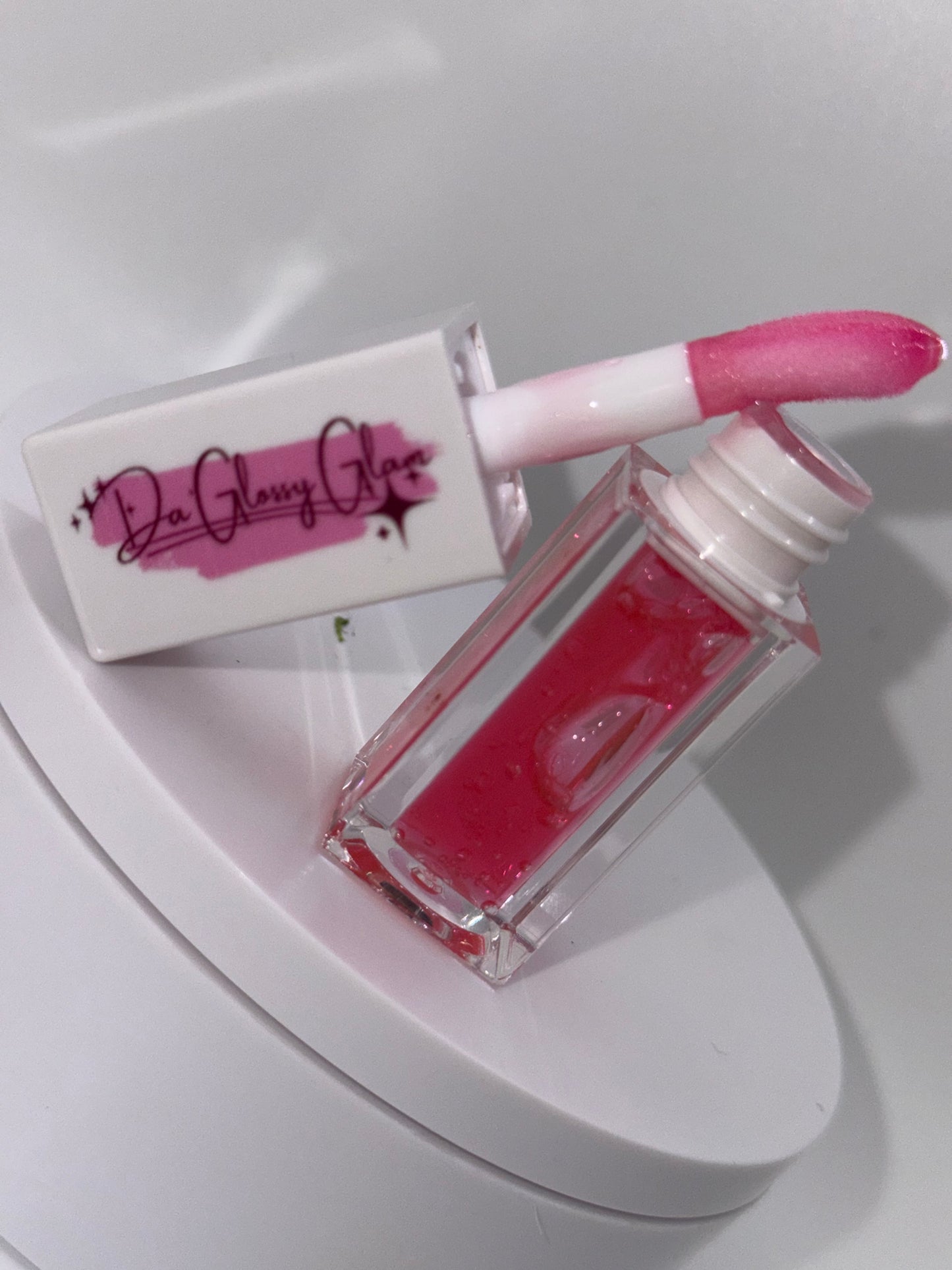 Raspberry color change lip oil