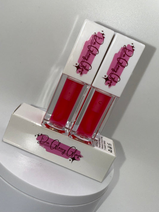 Raspberry color change lip oil